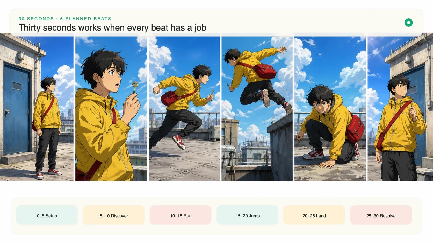 30 Second Video: Plan a Seedance 2.5 Anime Scene